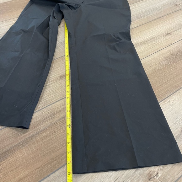 NWT Ann Taylor Loft Julie Black Flared Dress Pants Petite Size 12P Stretch - Picture 4 of 7